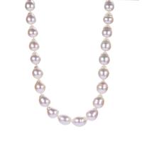 South Sea Cultured Pearl Necklace in Sterling Silver (12x10mm)