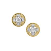 Canadian Diamond Earrings in 9K Gold 0.34ct