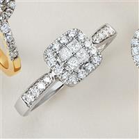 Diamond Ring in Platinum 950 0.50ct
