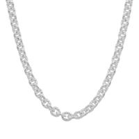 18" Sterling Silver Link Filo Chain 3.30g