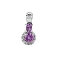 Moroccan Amethyst Pendant in Sterling Silver 1.20cts