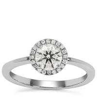 Diamond Ring in Platinum 950 0.80ct