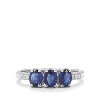 Nilamani Ring with White Zircon in Sterling Silver 1.39cts