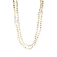 Biwa Freshwater Cultured Pearl Endless Necklace.