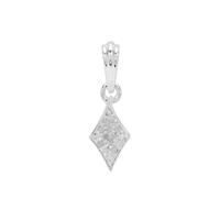 Diamond Pendant in Sterling Silver 0.07ct