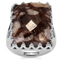 Wild Horse Jasper Ring in Sterling Silver 16.75cts