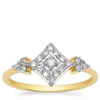 Argyle Diamonds Ring in 9K Gold 0.26ct