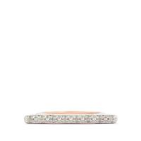 1/10ct Diamond Rose Gold Vermeil Maxi Aria Ring