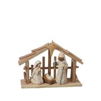 Wooden Nativity Stable 