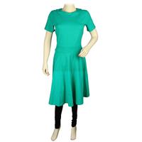 Destello Flared Dress (Choice of 6 Sizes) (Emerald Green)