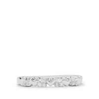 Diamond Ring in Sterling Silver 0.07ct