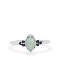 Gem-Jelly™ Aquaprase™ Ring with Thai Sapphire in Sterling Silver 0.70ct