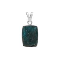 Apatite Drusy Pendant in Sterling Silver 14cts