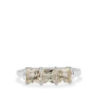 Champagne Serenite Ring in Sterling Silver 1.35cts
