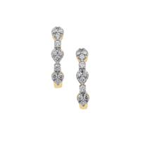 Flawless Diamonds Earrings in 9K Gold 0.26ct