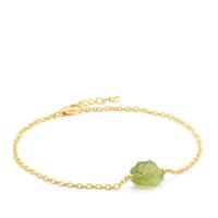 Suppatt Peridot Bracelet in Gold Plated Sterling Silver 6.93cts