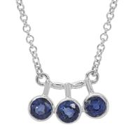 Nilamani Necklace in Sterling Silver 1.90cts