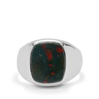 Bloodstone Ring in Sterling Silver 5cts