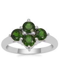 Chrome Diopside Ring in Sterling Silver 1.62cts