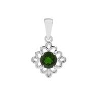 Chrome Diopside Pendant in Sterling Silver 0.92ct