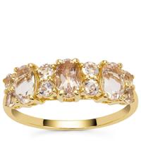 Pink Morganite Ring in 9K Gold 1.60cts
