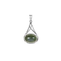 Nephrite Jade Pendant in Sterling Silver 6.20cts