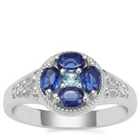 Nilamani Ring with Swiss Blue Topaz in Sterling Silver 1.05cts