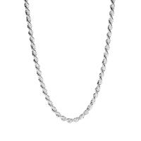 18" Sterling Silver Tempo Rope Chain 11.10g