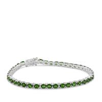 Chrome Diopside Bracelet in Sterling Silver 8.15cts