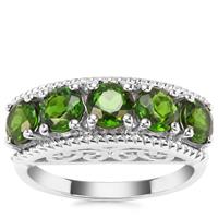 Chrome Diopside Ring in Sterling Silver 2.82cts