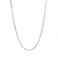 20" Sterling Silver Tempo Rope Chain 9.10g