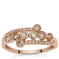 Natural Pink Diamond Ring in 9K Rose Gold 0.52ct