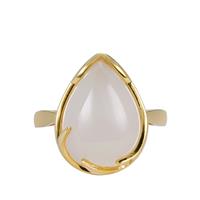Branca Onyx Ring in Gold Tone Sterling Silver 8.90cts