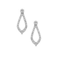 Diamonds Earrings  in Platinum 950 1cts