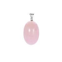 Rose Quartz Pendant in Sterling Silver 86.70cts