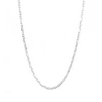 18" Sterling Silver Couture Diamond Cut Figaro Chain 3.70g