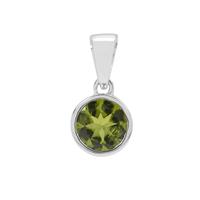 Red Dragon Peridot Pendant in Sterling Silver 1.25cts