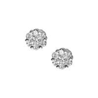 Diamond Tomas Rae Earrings  in 9K White Gold 1ct