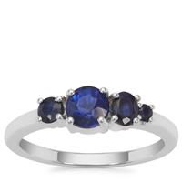 Nilamani Ring with Thai Sapphire in Sterling Silver 1.05cts