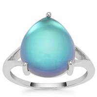 Blue Moonstone Ring in Sterling Silver 7.25cts