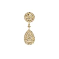 Champagne Argyle Diamonds Pendant in 9K Gold 1cts