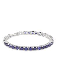 Thai Sapphire Bracelet in Sterling Silver 15.91cts