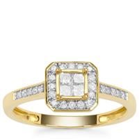 GH Diamonds Ring in 9K Gold 0.40ct