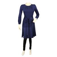 Destello Knotted Dress (Choice of 6 Sizes) (Navy)