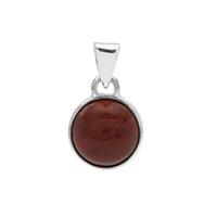 Red Jasper Pendant in Sterling Silver 5cts