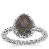 Cabo Verde Dragonstone Ring in Sterling Silver 3.05cts 