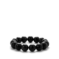 Black Obsidian Stretchable Bracelet 251.85cts