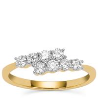 Diamond Ring in 18K Gold 0.54ct