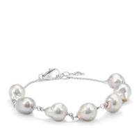 South Sea Cultured Pearl Bracelet in Sterling Silver (9mm)