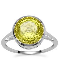 TheiaCut™ Lemon Citrine Ring in Sterling Silver 3.60cts